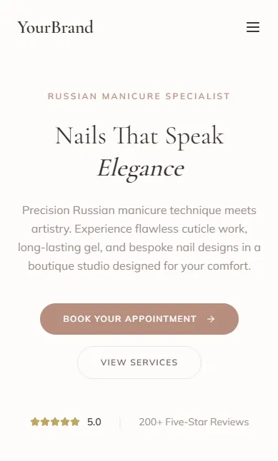 Nail Salon design preview